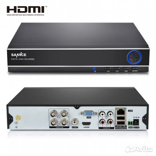 Новый регистратор видеорегистратор AHD IP 5Мп