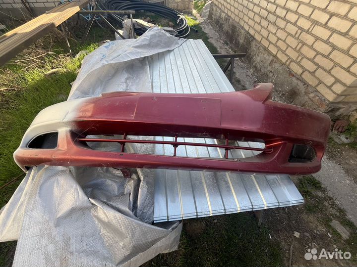 Передний бампер хендай акцент