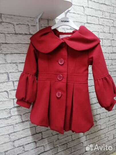 Пальто для девочки 110