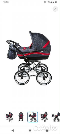 Новая коляска 2 в 1 Abdor Marsel