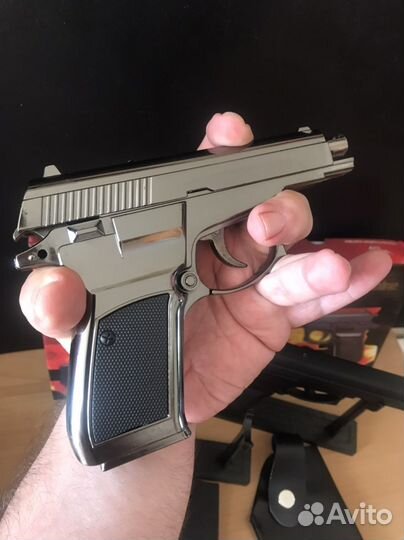 Металлическая турбо зажигалка CZ83