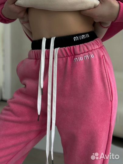 Спортивный костюм женский теплый miu miu