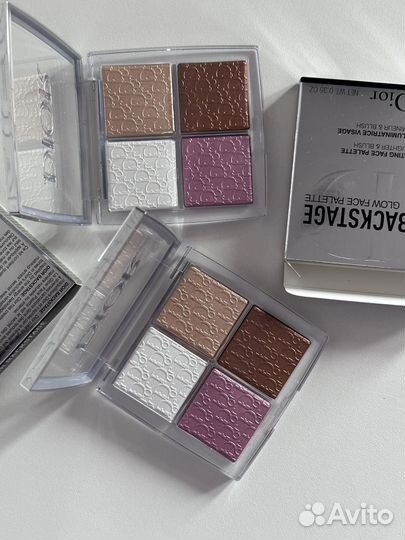 Палетка хайлайтер dior backstage