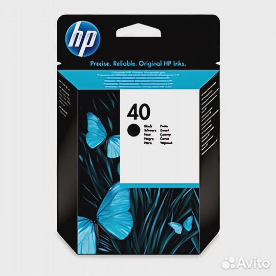 Картридж HP 40 Black черный оригинальный Hewlett