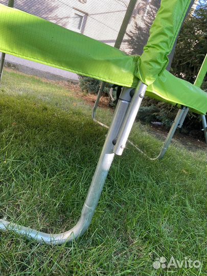 Батут с сеткой, каркасный