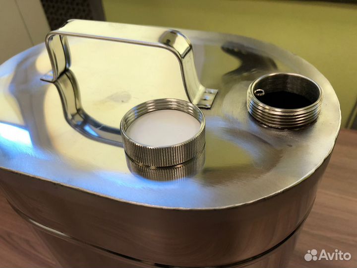 Роза ветров - Канистра из нержавейки 10 л