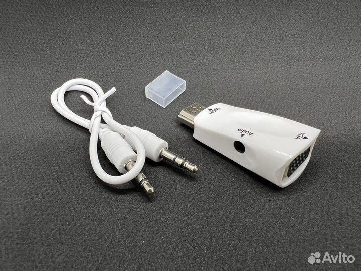 Адаптер hdmi на vga с аудио входом