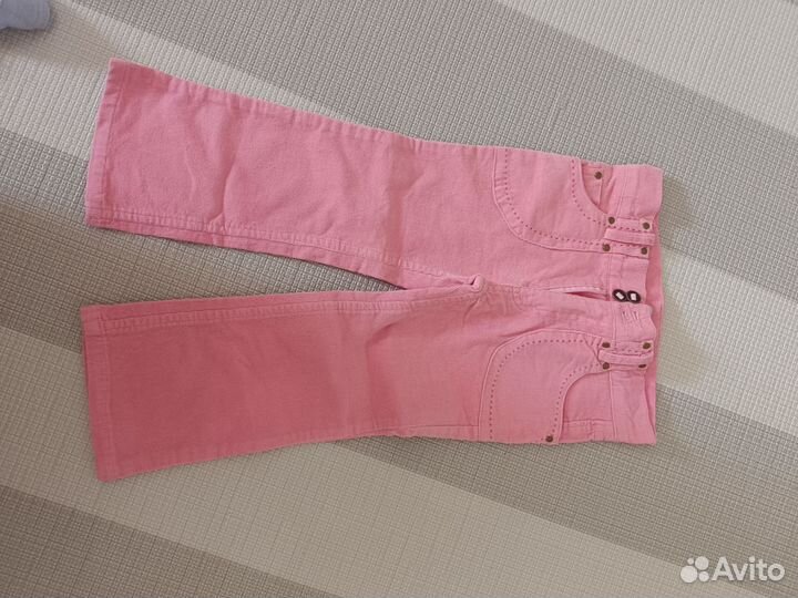 Джинсы размеры от 92 до 110. Цветные