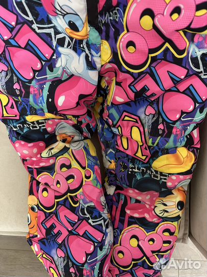 Комбинезон зимний для девочки 128 размер