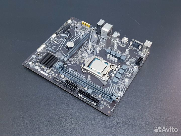 Мат. плата gigabyte H510M H + Intel Core i3-10100F