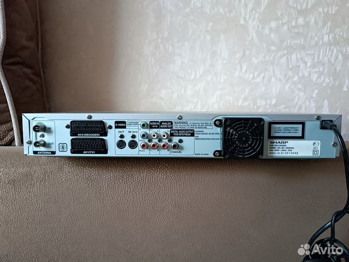 Sharp DVD Recorder DV-SR85RU. Panasonic DVD-S295