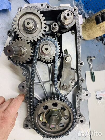 Yamaha Viking 540 коробка передач