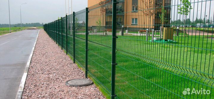 Забор. Заборные секции. Сетка
