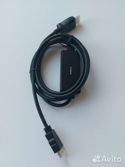 Переходник 4K hdmi-displayport, активный, 1.8м