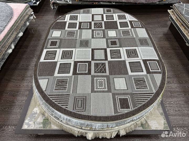 Ковер циновка овальный 1.6х2.3