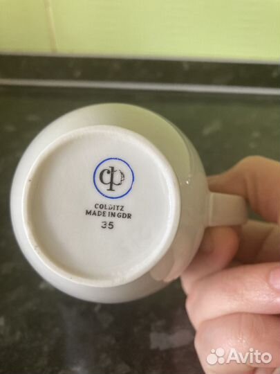 Фарфоровый соусник гдр