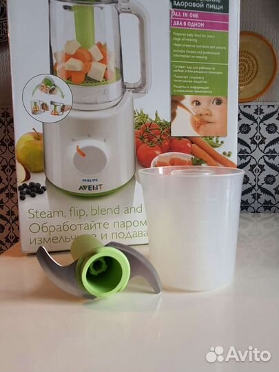 Пароварка блендер philips avent 2 в 1