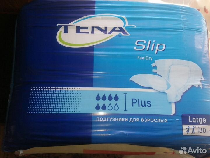 Памперсы для взрослых Tena Plus L