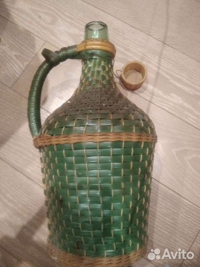 Бутыль в оплетке СССР