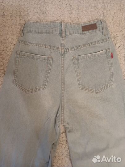 Джинсы женские широкие 42