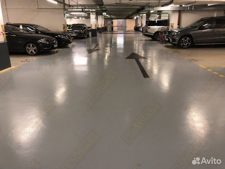 Полы для паркинга 2 уровня