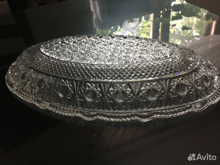 Хрустальные блюда из хрусталя для сервировки