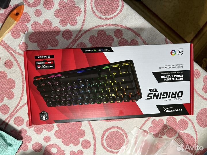 Клавиатура Hyperx alloy origins 60