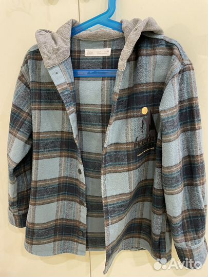 Рубашка для мальчика zara 7 лет (122 см)