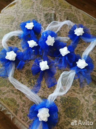 Свадебные ленты на машину