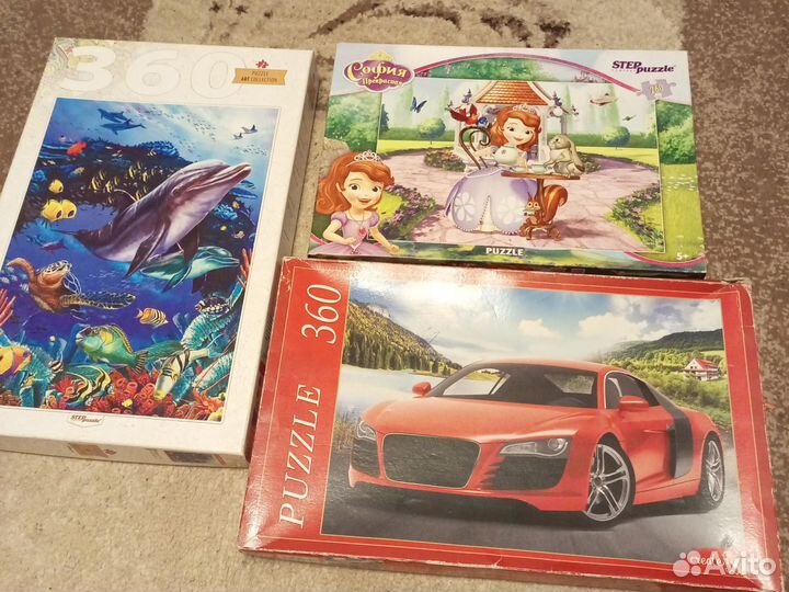 Пазлы по 360