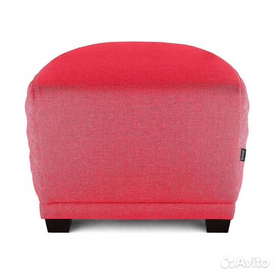 Пуф Tokio, рогожка коралл