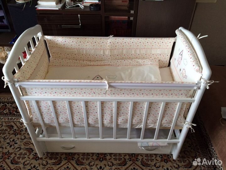 Матрас детский + бортики