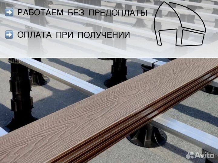 Террасная доска из дпк со склада