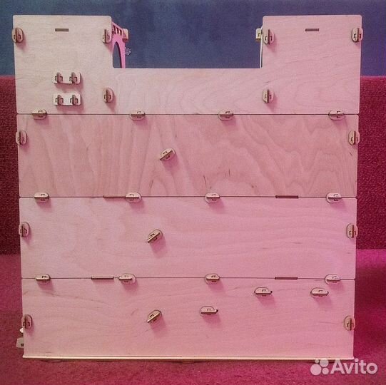 Деревянная парковка 