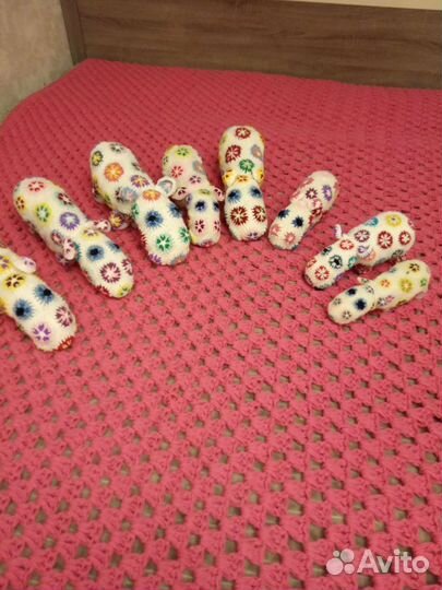 Вязаные пледы,ручная работа