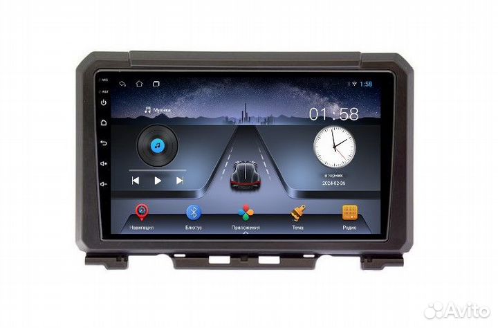 Магнитола TS7 4+64Gb Suzuki Jimny 19+