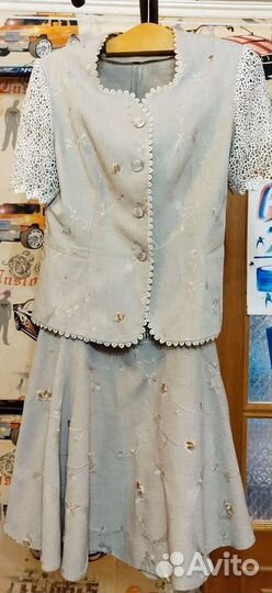 Летний женский костюм 44