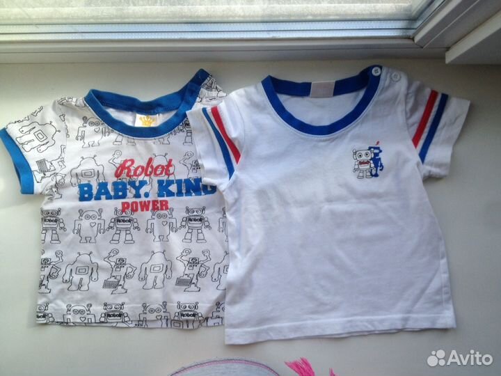 Футболки от 6 мес до 1.5-2 лет