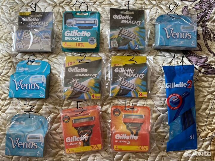 Бритвенный кассеты Gillette