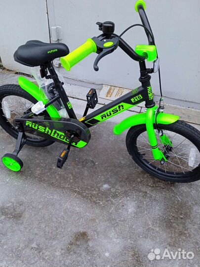 Велосипед rush J16 4-6 лет. Новые