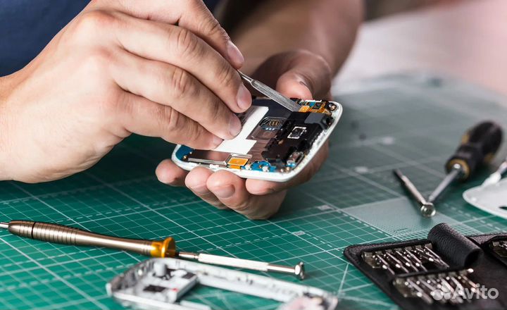 Замена экрана батареи iPhone, Android и т.д