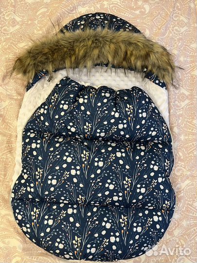 Зимний конверт в коляску