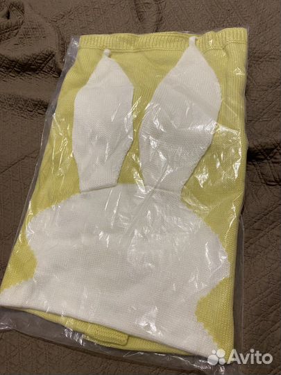 Одеяло плед кролик с ушками