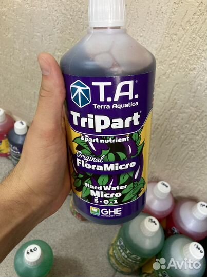 Удобрения ghe T.A. tripart flora micro HW (flora m