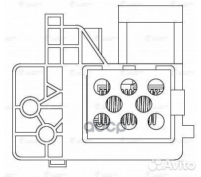 Регулятор вентилятора renault/lada logan/vesta