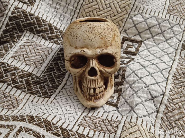 Череп декорация для аквариума