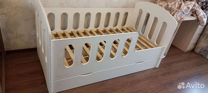 Детская кровать 160/80 с ящиком (новая)