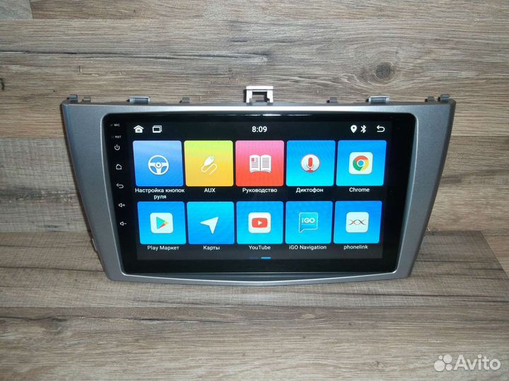 Магнитола Toyota Avensis Android с навигацией