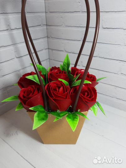 Букеты ручной работы из мыла