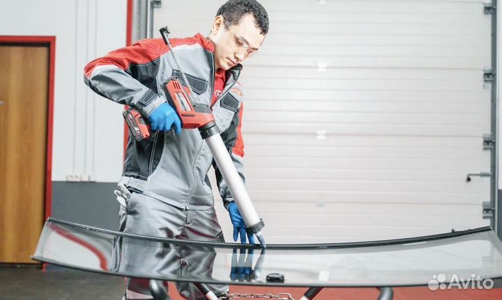 Лобовое стекло и Установка в день обращения